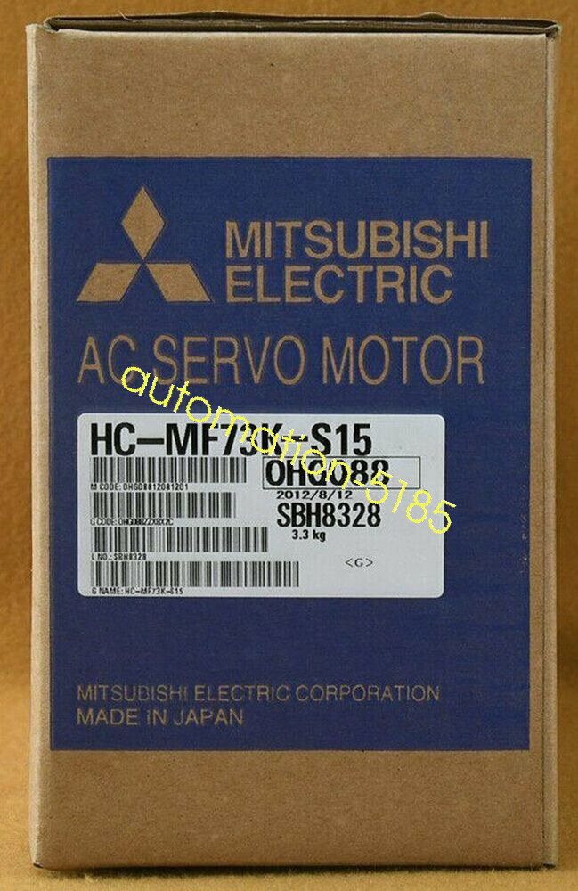 New in Box Mitsubishi HC-MF73K-S15 Servo Motor fedex or DHL