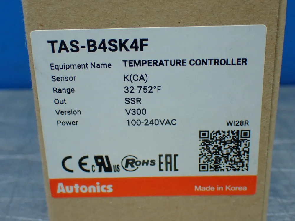 AUTONICS TEMPERATURE CONTROLLER TAS-B4SK4F