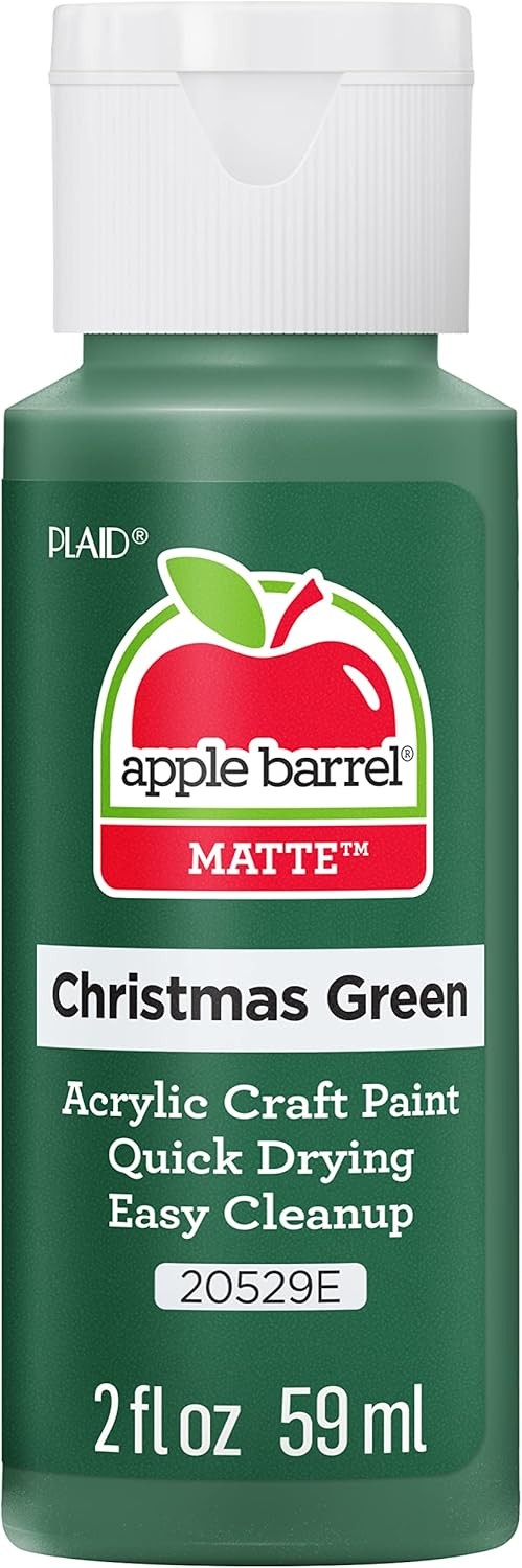 Holiday Green Acrylic Paint Apple Barrel 20529 – Quick Dry