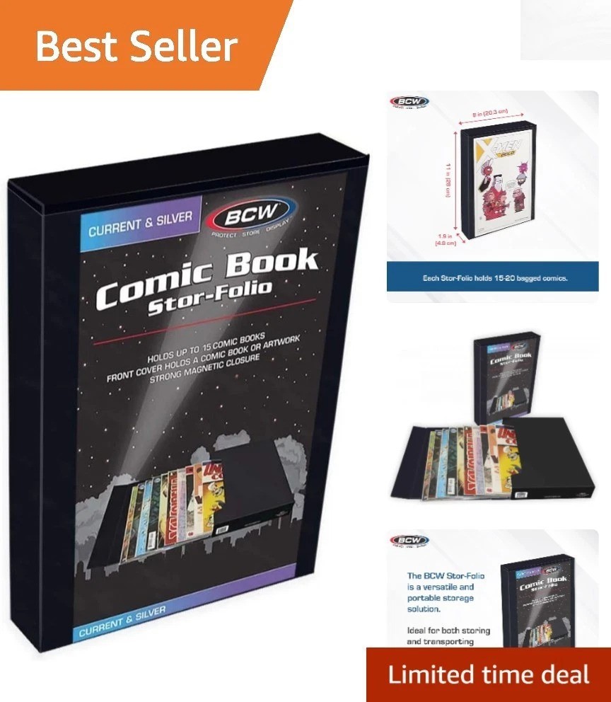 Elegant Comic Book Stor-Folio: Portable Carrier for Current & Silver Age Comics