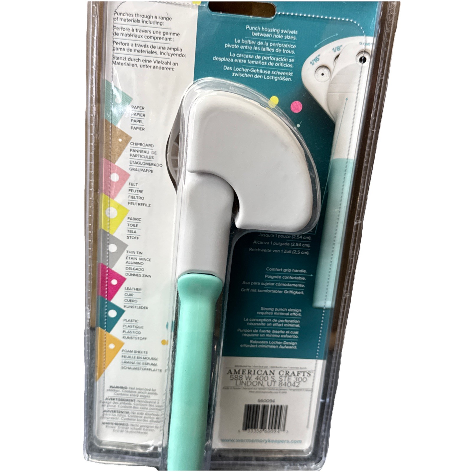 We R memory keepers Crop-A-Dile Multi -Punch