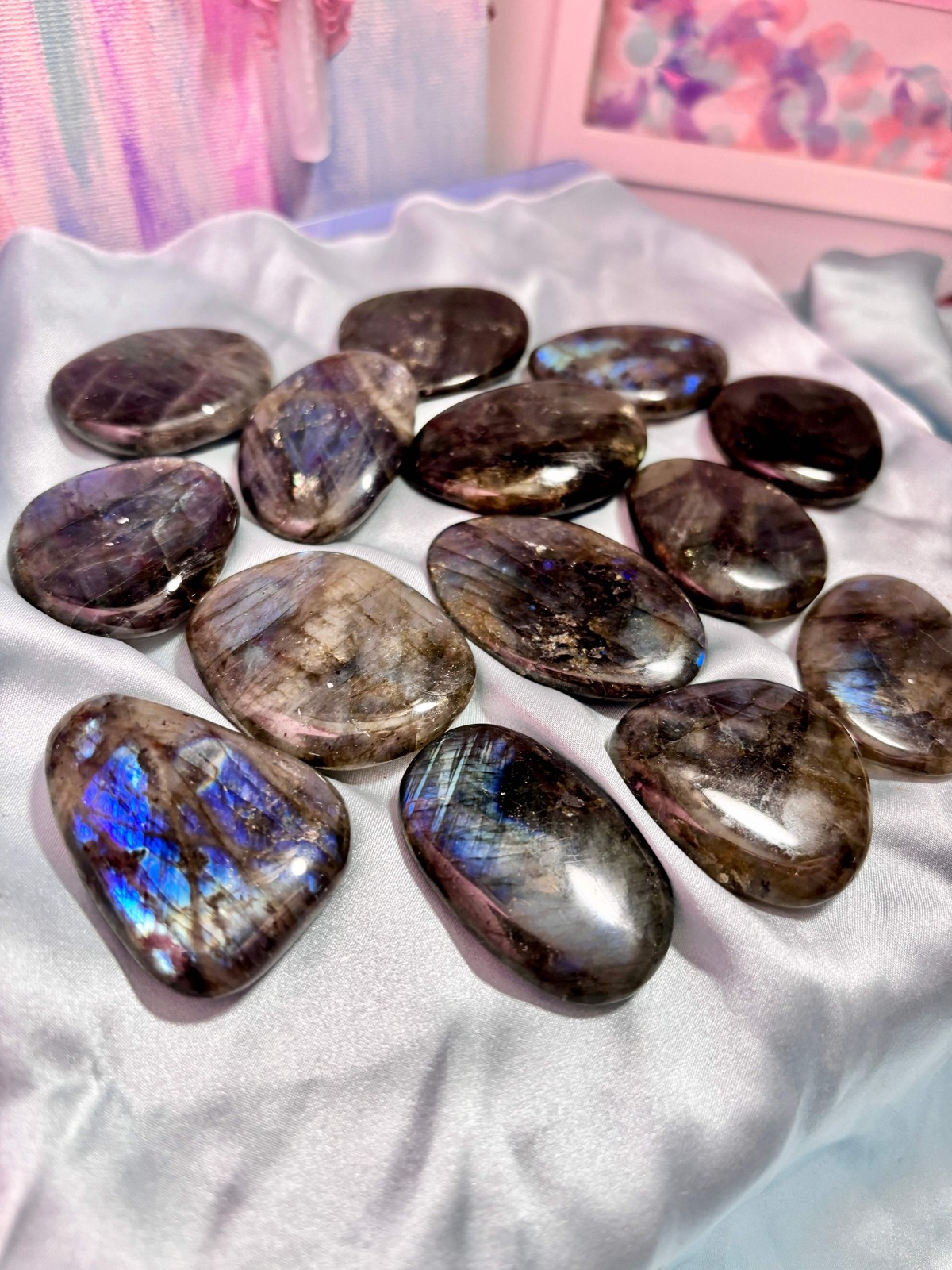 Labradorite Flat Palms (Intuitively Selected)