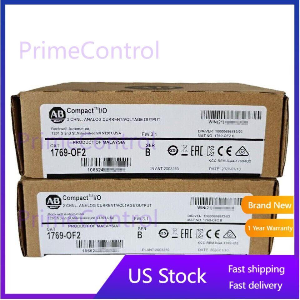 New Allen Bradley AB 1769-OF2  Compact I/O Output Module 1769OF2 US Free Tax