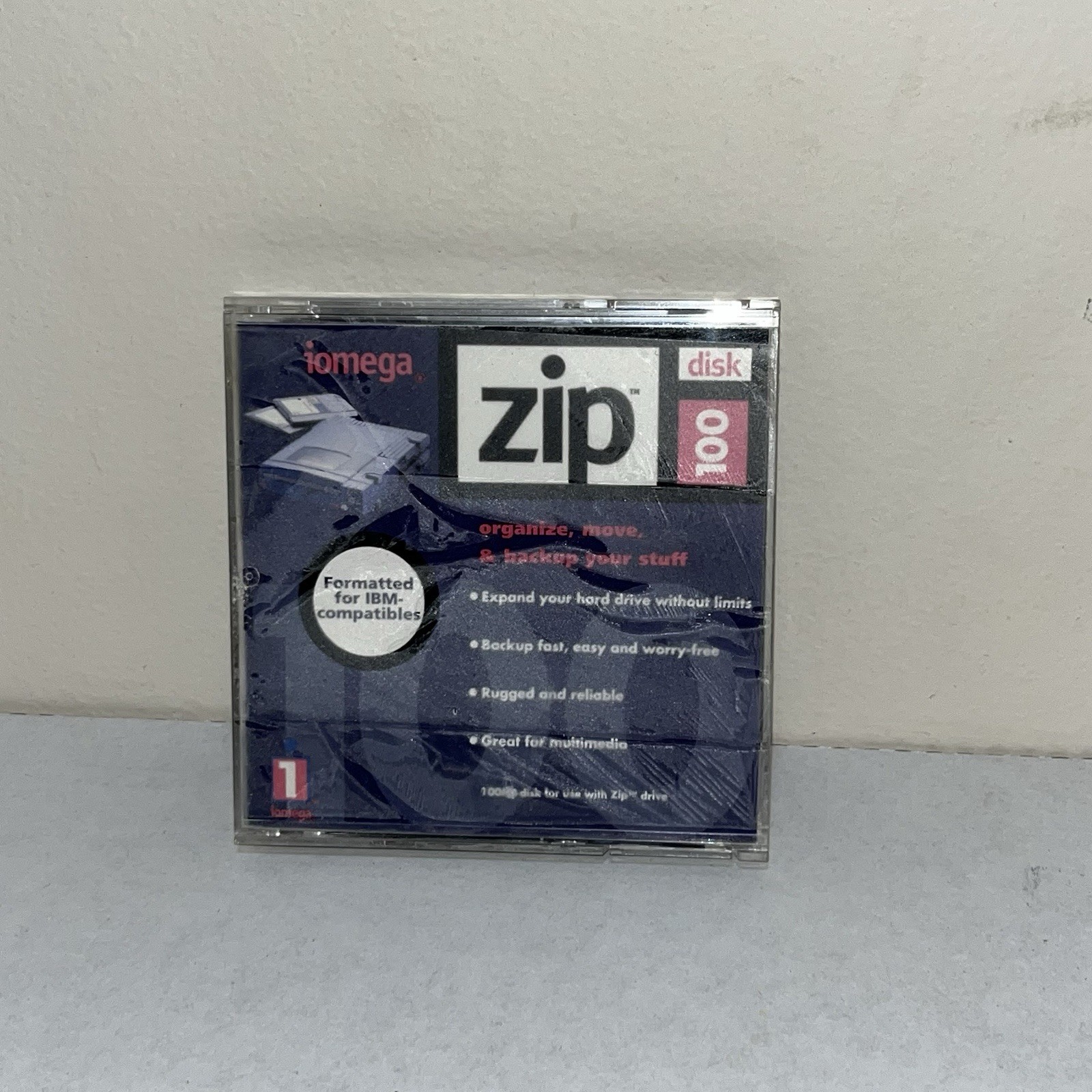 Iomega ZIP DISK 100 Formatted for PC NEW