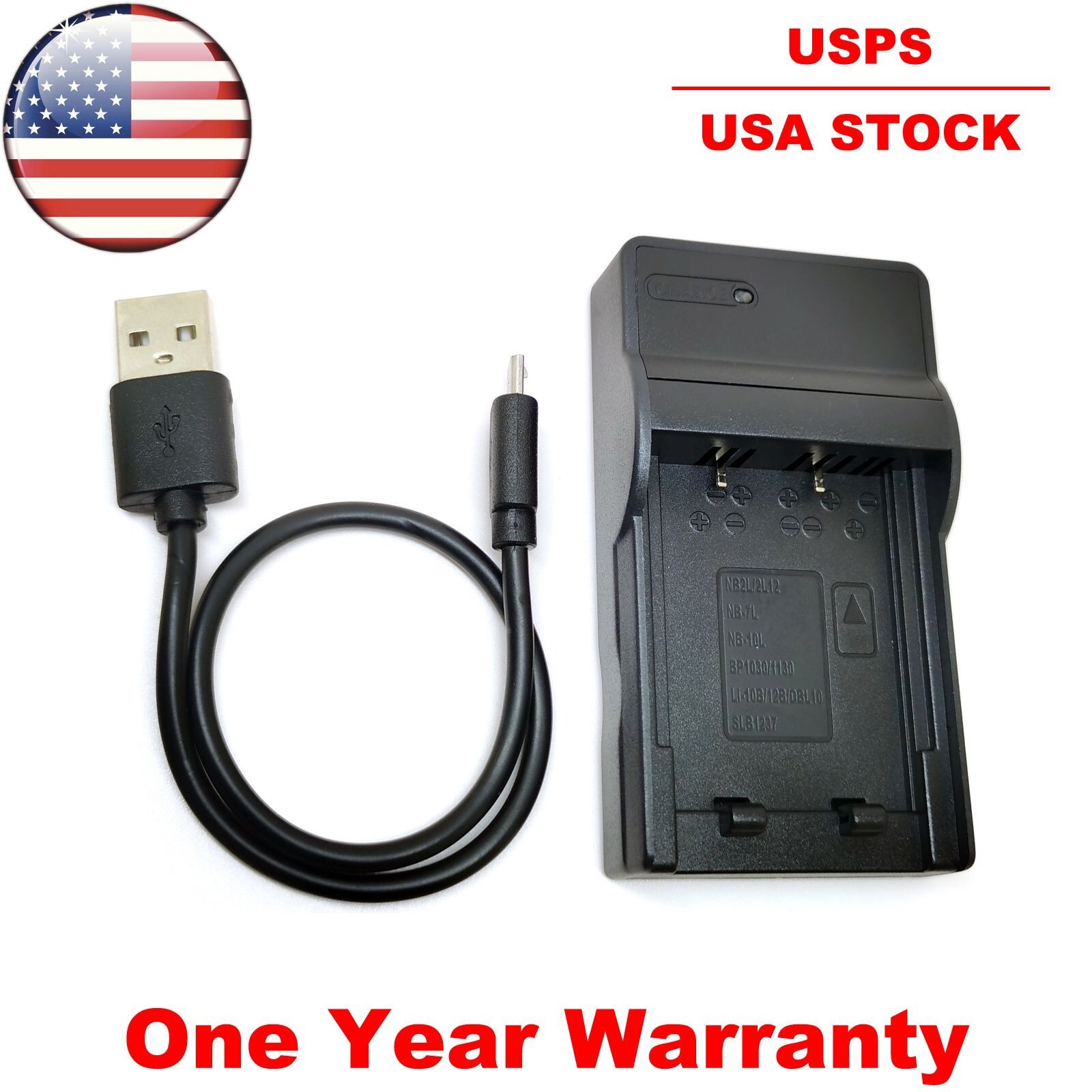 USB Battery Charger For Panasonic SDR-H86 SDR-H95 SDR-H100 SDR-H101 SDR-S45 New