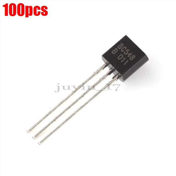 100Pcs Fairchild BC548 BC548B 30V 100Ma Transistor Pnp TO-92 New Ic fc