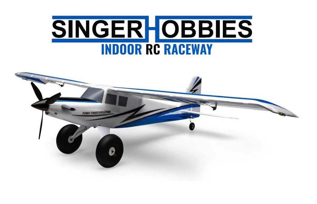 E-flite EFLU8950 UMX Turbo Timber Evolution BNF Basic Electric Airplane (700mm)