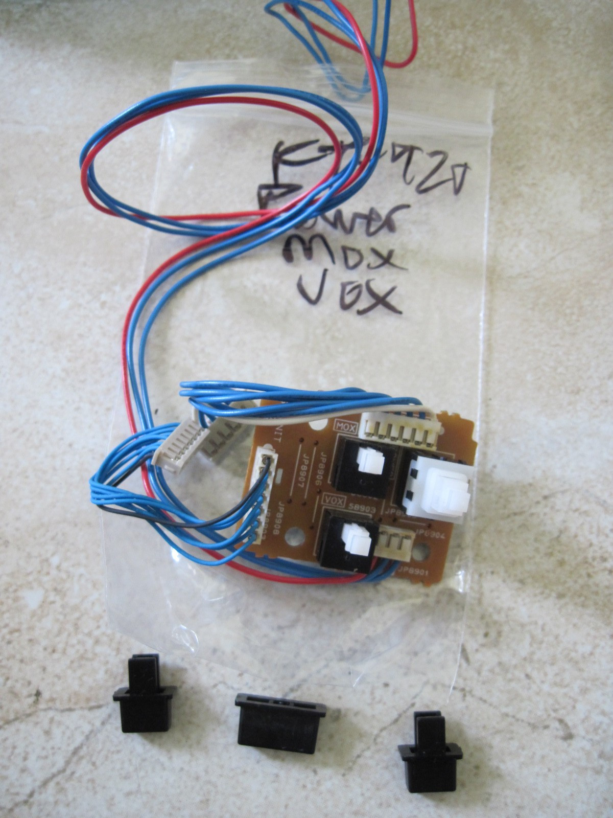 Yaesu FT-920 POWER/VOX/MOX switches in Excellent shape working as they  should