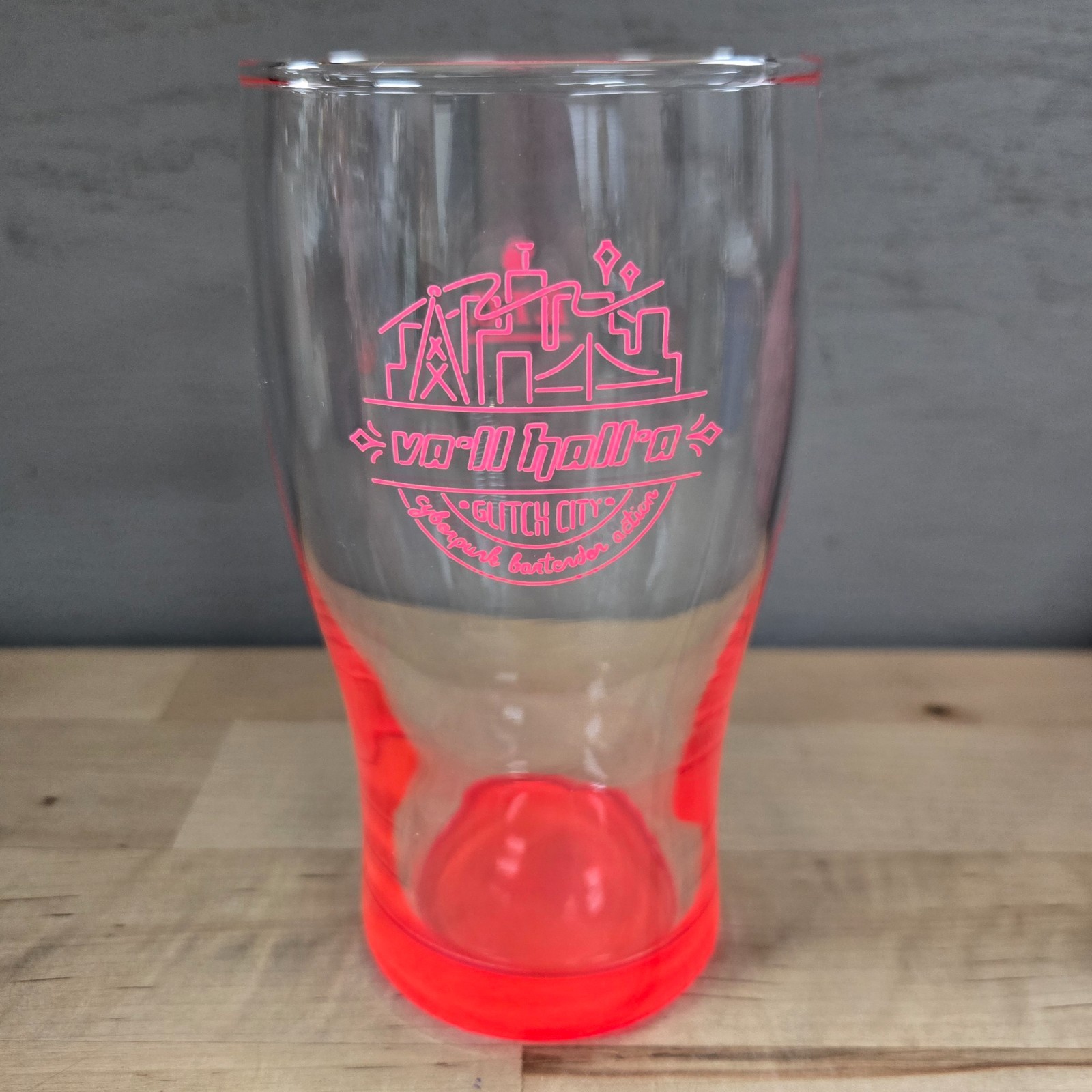 VA-11 Hall-A  Video Game ~ Glitch City Pub Beer Pint Glass ~ Great Gamer Gift!