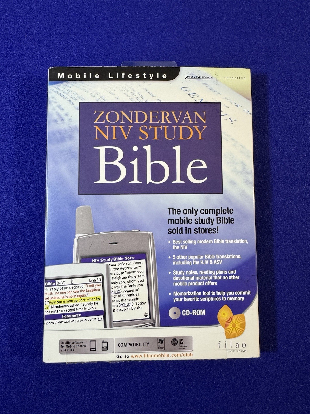 ZONDERVAN NIV Study Bible for Palm OS Based Handhelds