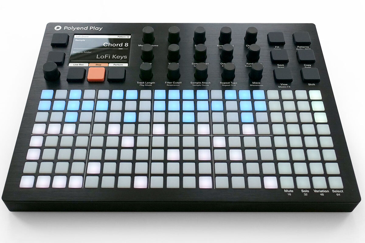 Polyend Play Sample and MIDI Based Groovebox with 8 Audio, 8 Poly MIDI tracks