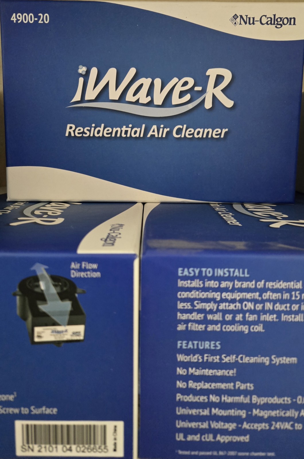 Nu-Calgon 4900-20 iWave-R Residential Air Ionization System