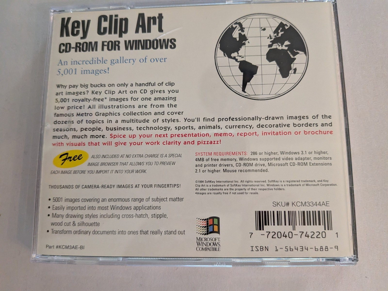 Key Clip Art For Windows (5,001 images) CD