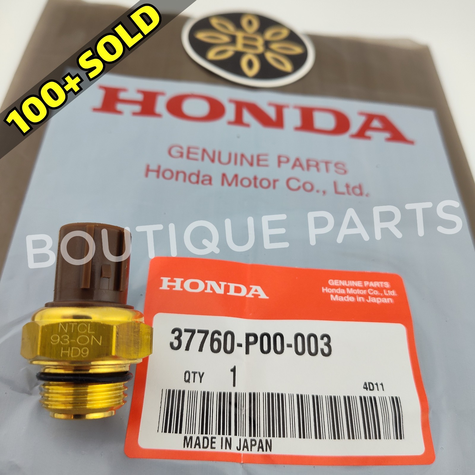 Genuine OEM for Honda Fan Switch Thermostat NIPPON THERMO JAPAN  37760-P00-003