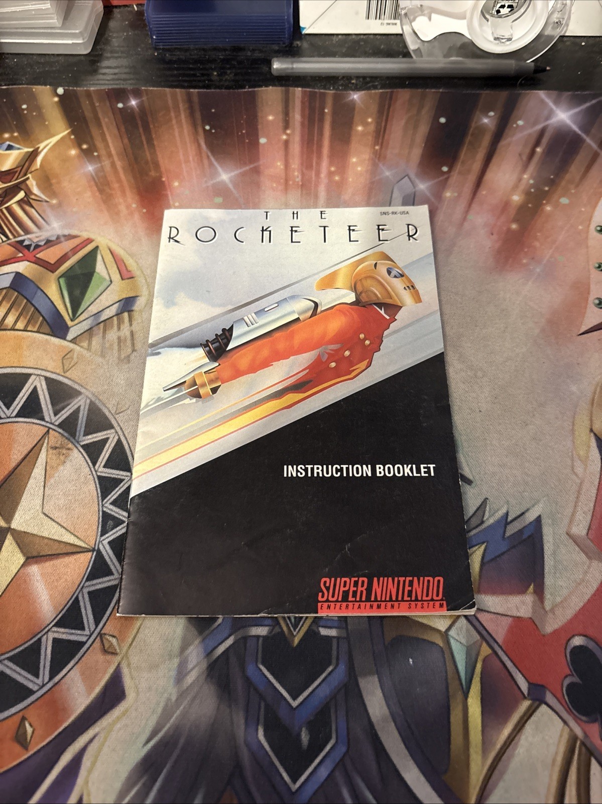 the rocketeer snes Manual only