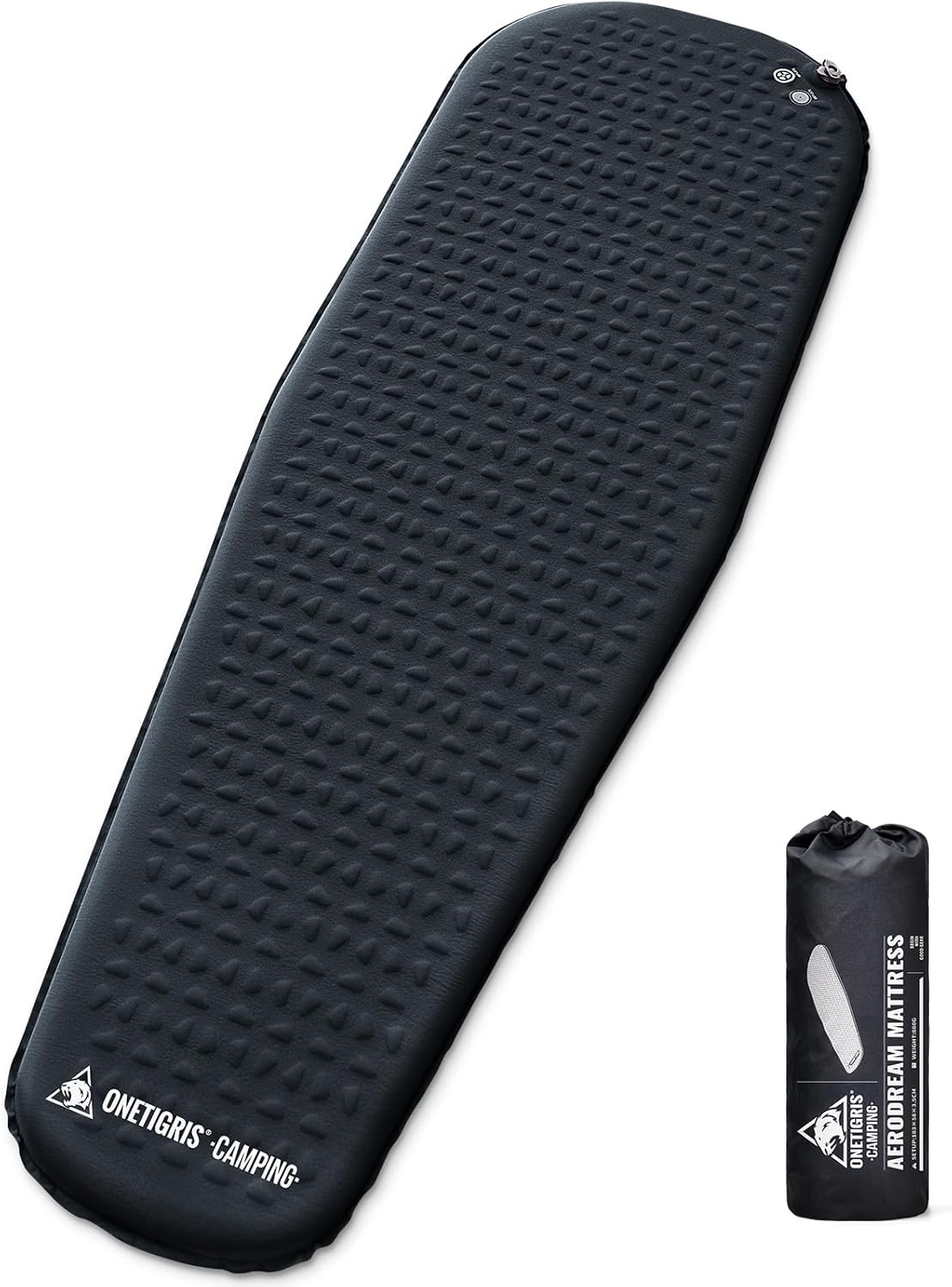 Self-Inflating Mattress,4.1 R Inflatable Foam Sleeping Pad for Camping Hiking