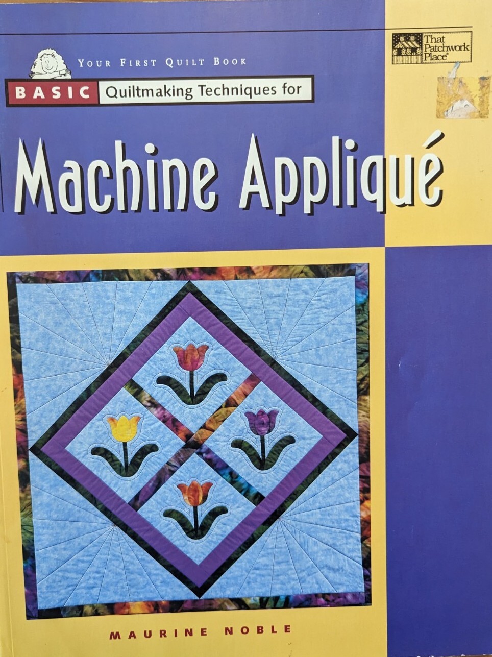 Machine Applique First Quilt Book Instructions Six Quilts Fused Blind Applique