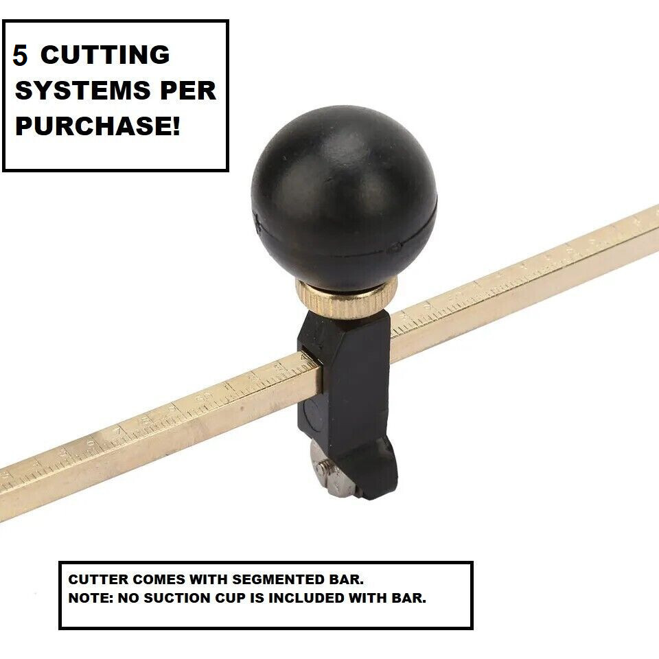 HAND HELD GLASS CUTTING TOOL WITH BALL   NOW X2 OR 10 CUTTERS!  FREE SHIPPING