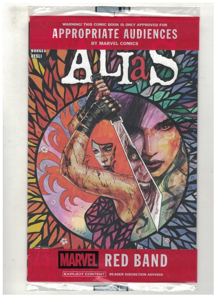 ALIAS: RED BAND #5 - DAVID MACK POLYBAGGED MAIN COVER - MARVEL COMICS/2026
