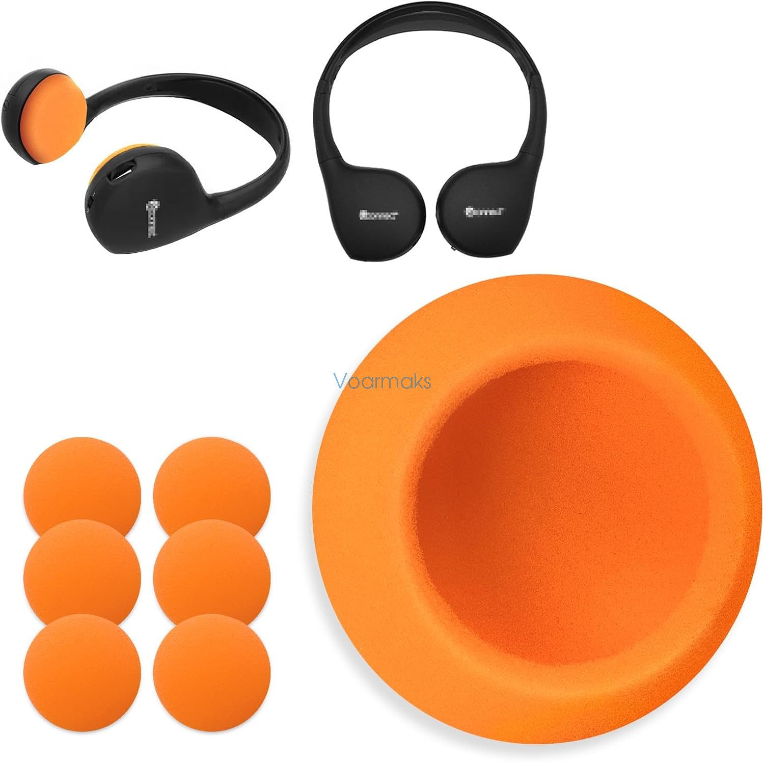3 Pairs Foam Ear Pads for Uconnect Dodge Grand Caravan Durango Journey Headset
