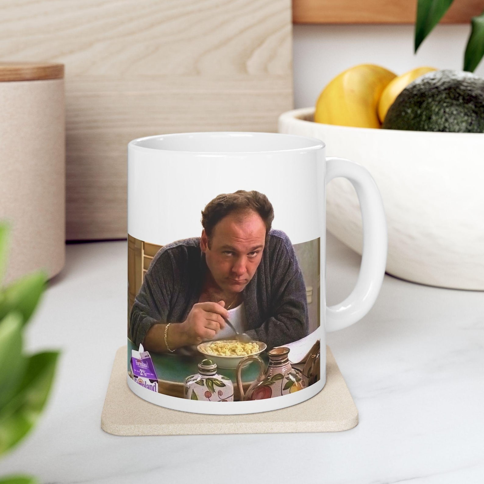 The Sopranos Ceramic Mug, Tony Soprano Mug, James Gandolfini Cup 11oz 15oz