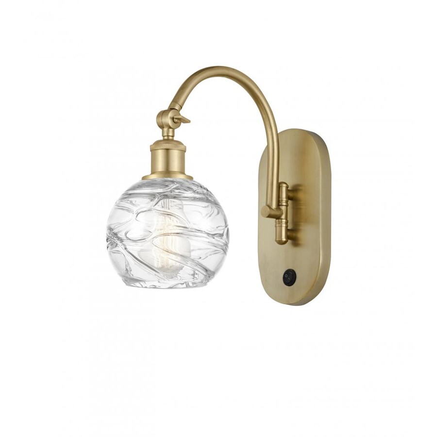 Innovations Ball Athens Deco 6" 1-Lt LED Sconce, GD - 518-1W-SG-G1213-6-LED