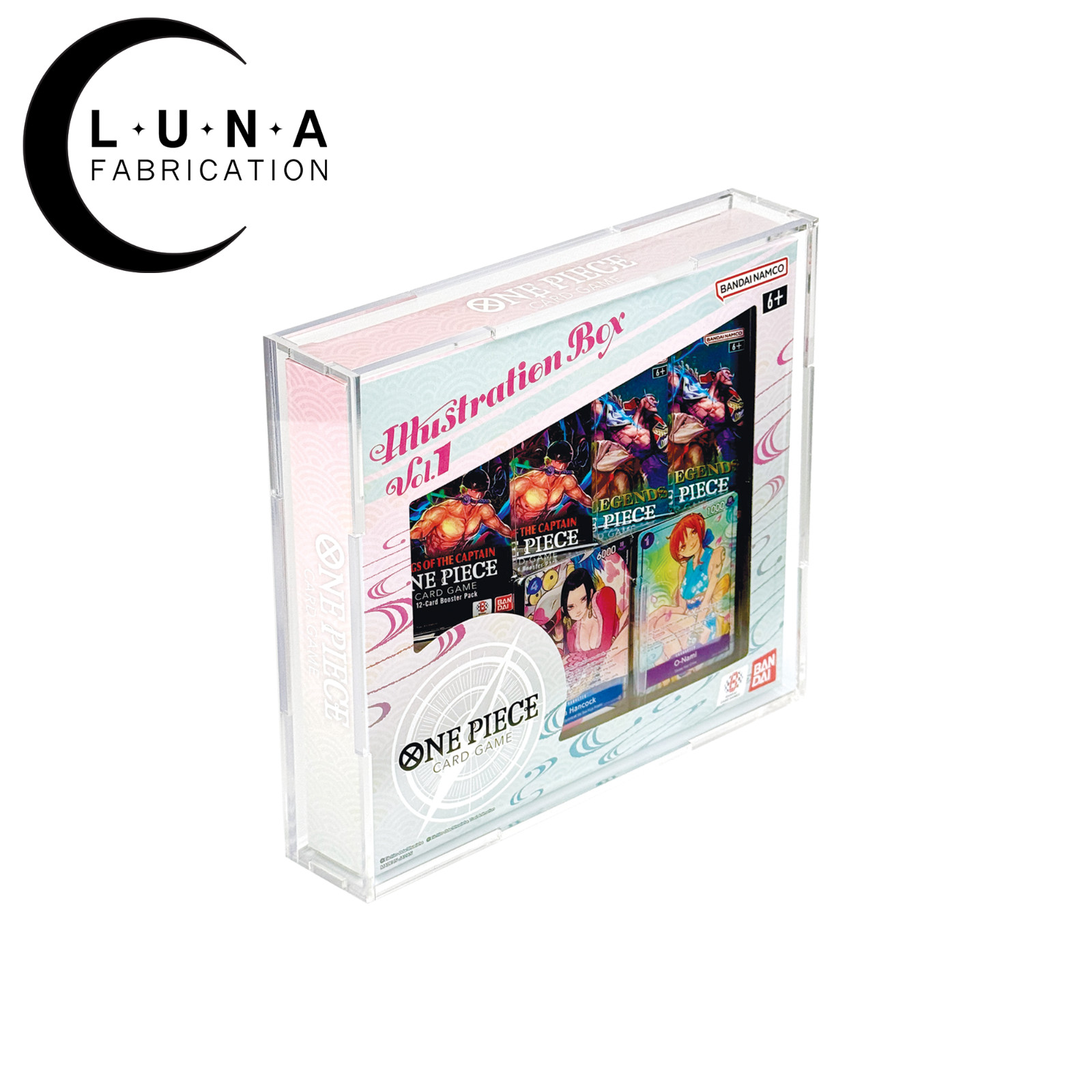 Acrylic Display Case for One Piece Illustration Box Vol. 1-4