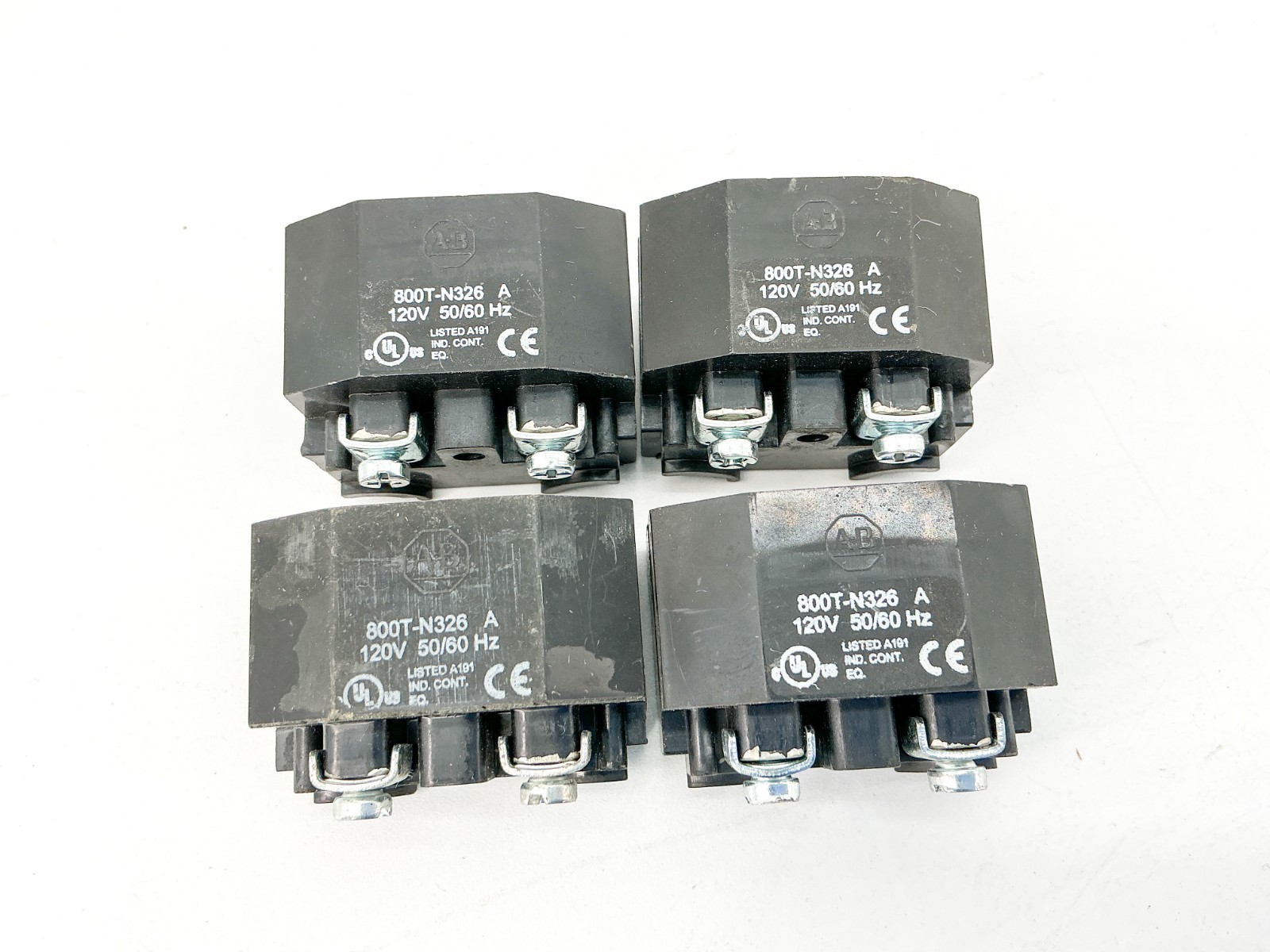 New Lot of 4 Allen Bradley 800T-N326 Transformer Power Module 120V Ser.A -No Box