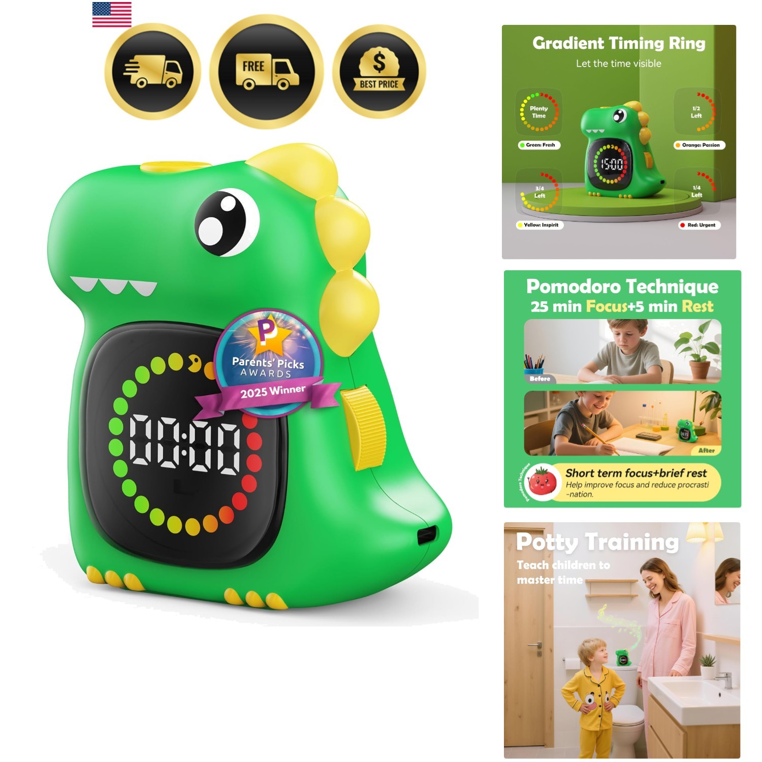 Visual Timer for Kids 99 Minute Digital Cute Kids Visual Timer Classroom Time...
