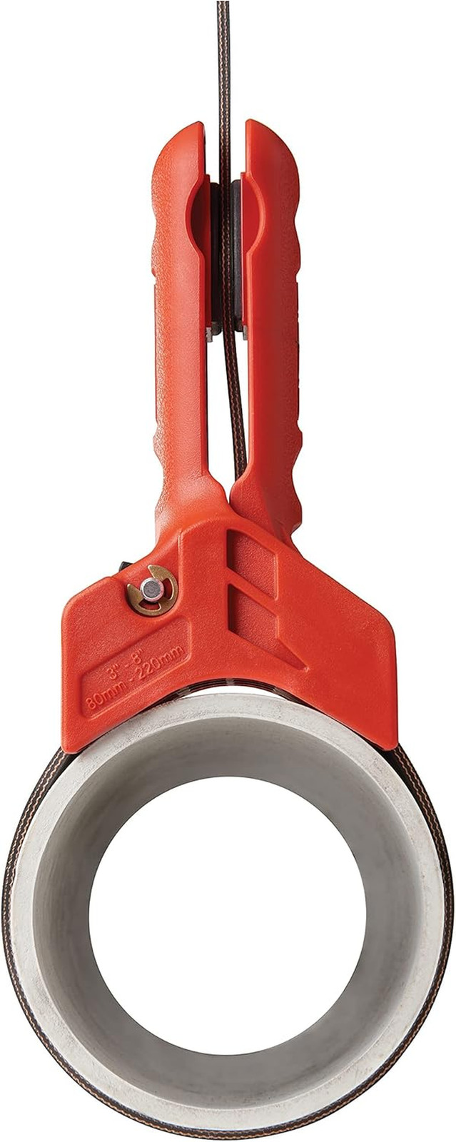 42478 STRAPLOCK Pipe Handle 7" Strap Wrench, Red