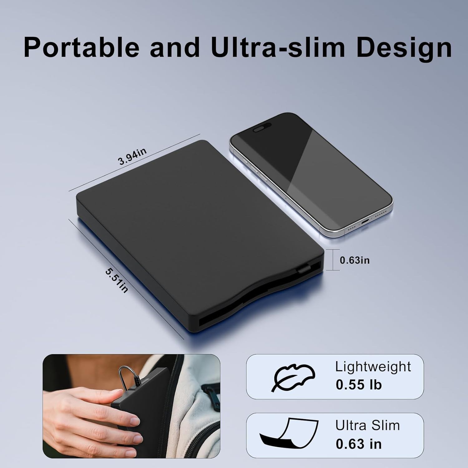 Yaeonku Floppy Disk Reader,External Floppy Drive, 3.5" USB &Type C Floppy Disk R
