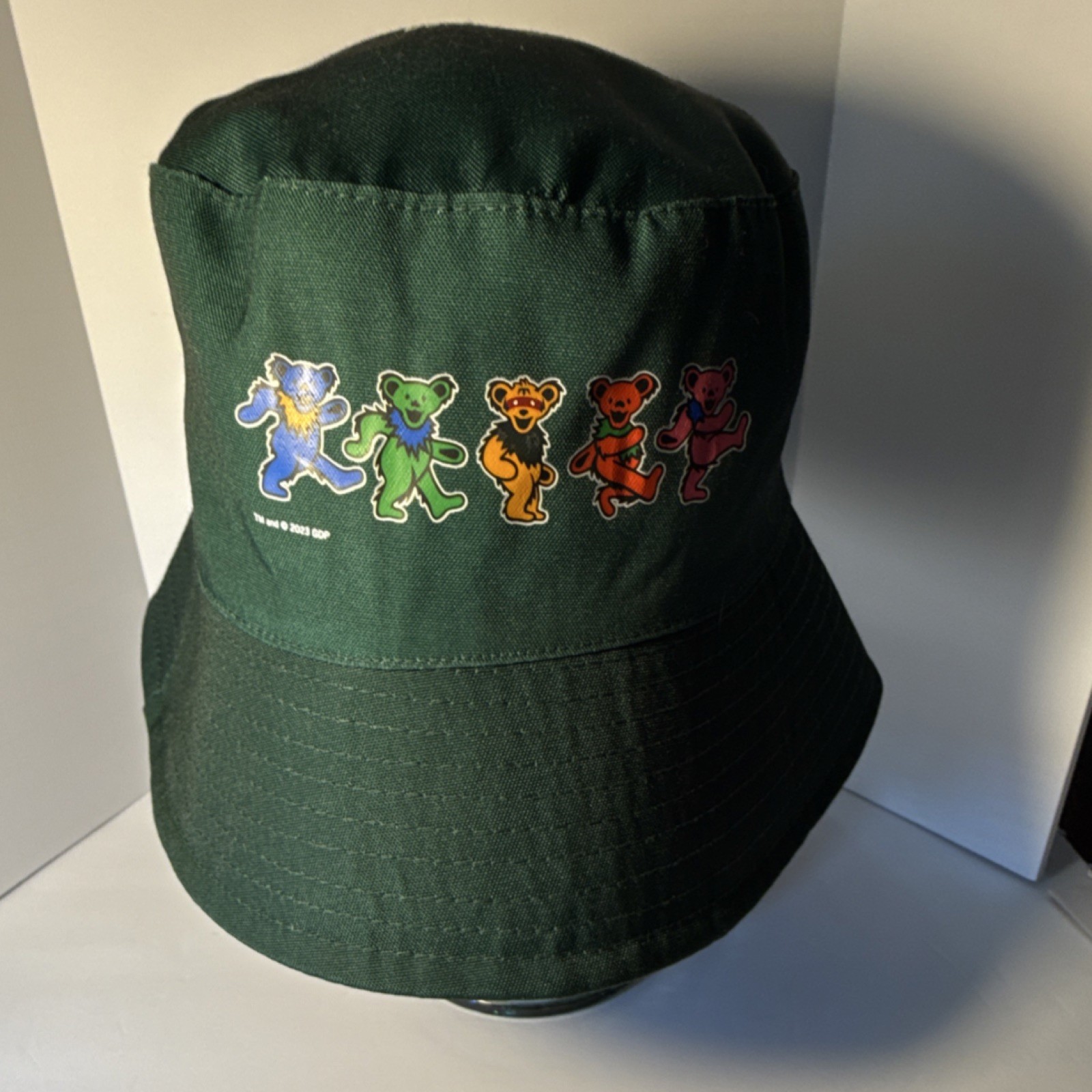 Grateful Dead Minnesota Wild Bucket Hat SGA 2023 OSFA Reversible Floral Green