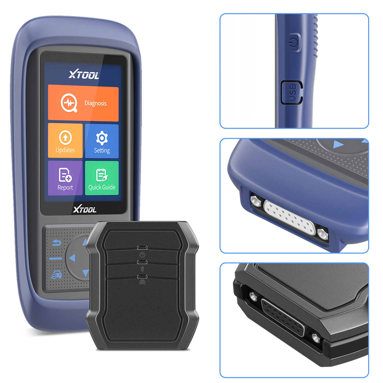 XTOOL A30 PRO Full OBD2 Diagnostic Scanner K!ey Coding ABS SAS Full System Scan