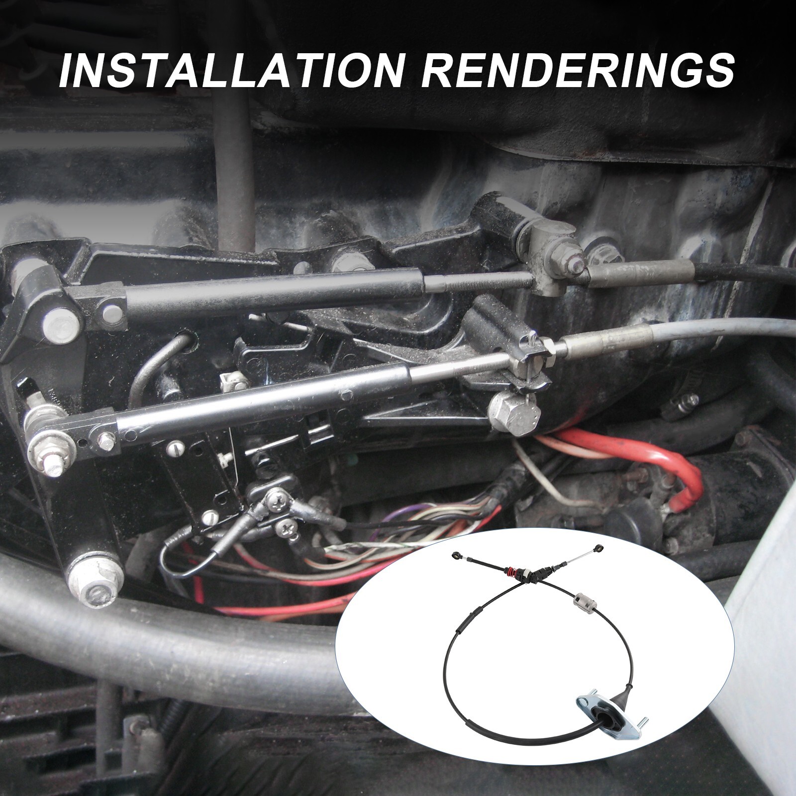For 2001 Dodge Dakota Gear Selector Shifter Cable 52107700AE JDMSPEED