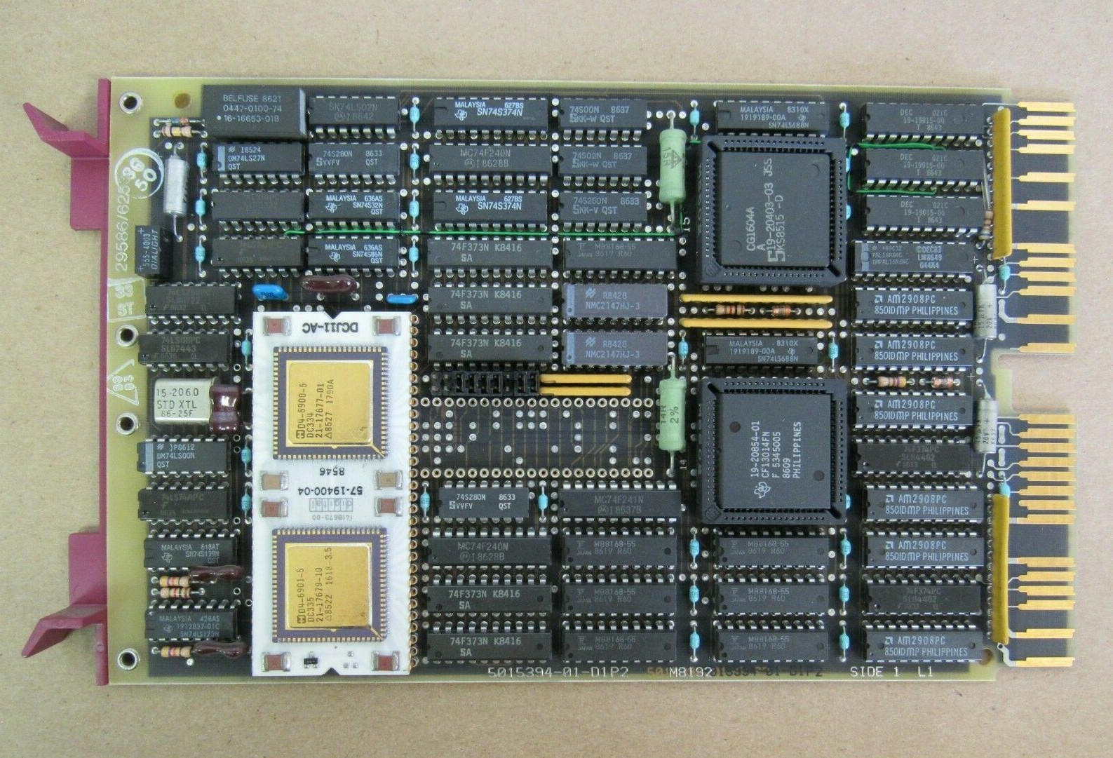 IMPACT SYSTEMS 5015394-01-D1P2 PROCESSOR PLC BOARD, FR KEVEX 8000 X-RAY COMPUTER
