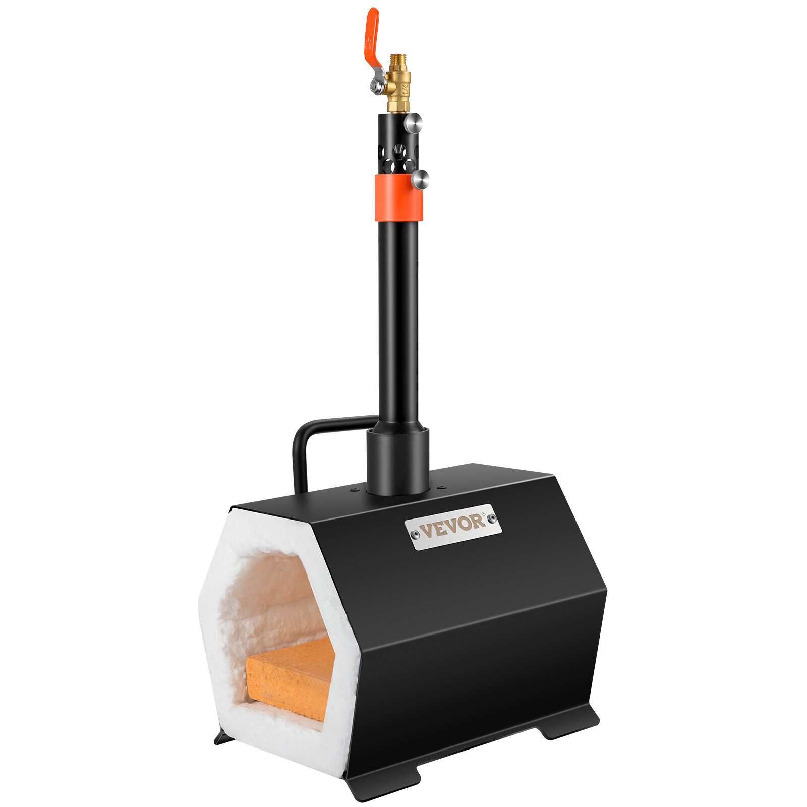 VEVOR 1b Gas Propane Forge Furnace Burner Blacksmith Farrier Knife Metal Forging