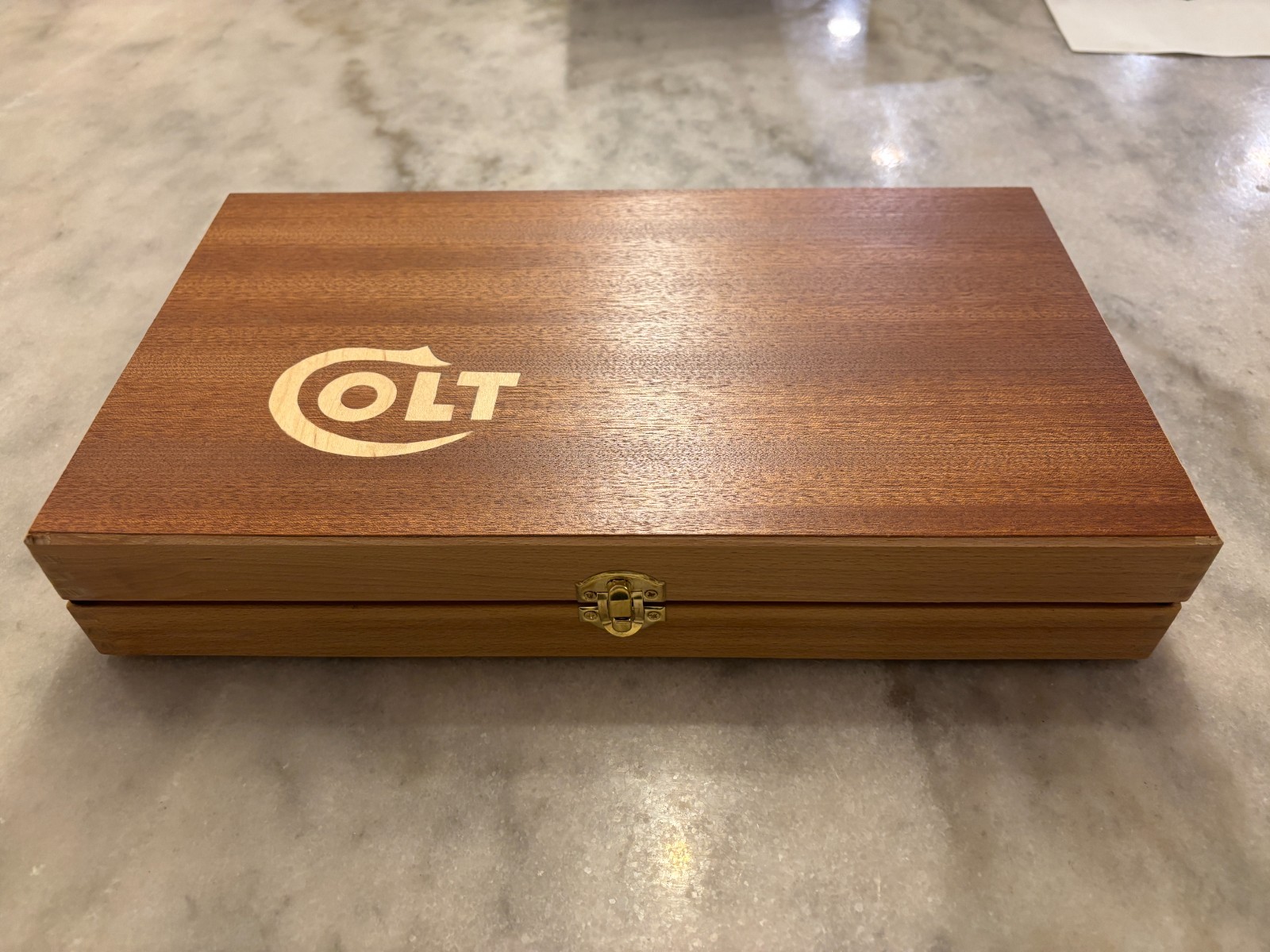 Hand Crafted light Colt Solid wood Storage boxes, gun case, display box.
