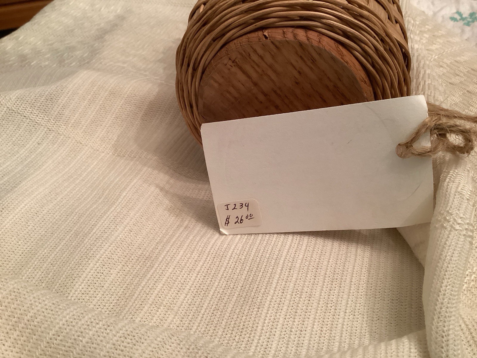 Vintage Wine Bottle Basket