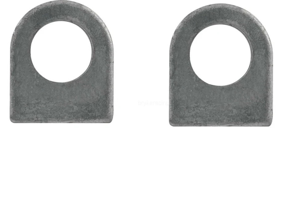 Brake Line Tab 5/8 Hole Chassis Mount Mounting Brakeline Tabs 2 Pack