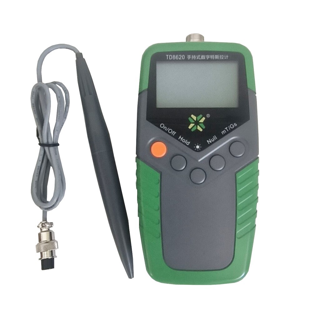Handheld Portable Gauss Meter with Readout In MT or GS Display Accuracy ±5%