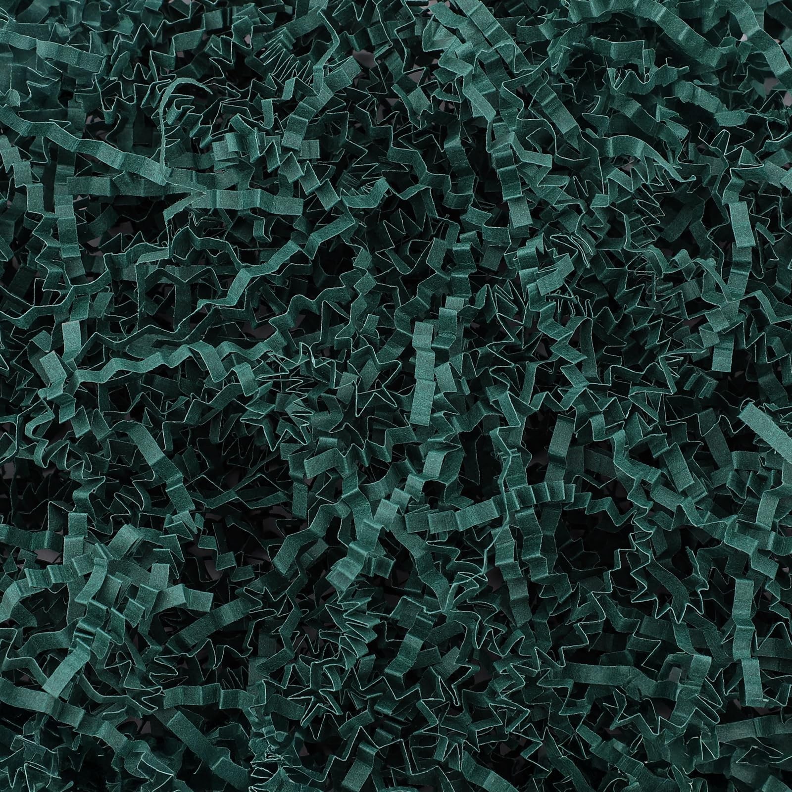 1/2 LB Dark Green Crinkle Paper Filler Shredded Gift Baskets Stuffing