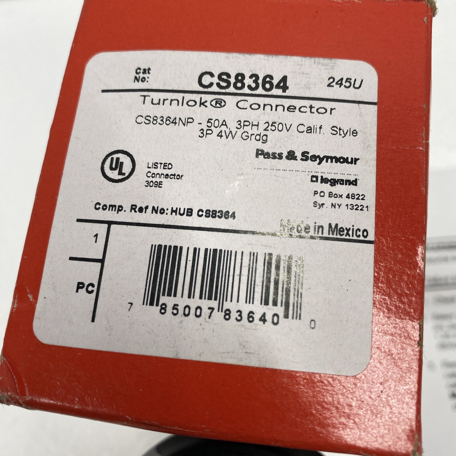 Legrand Turnlok Connector CS8364 CJA-04