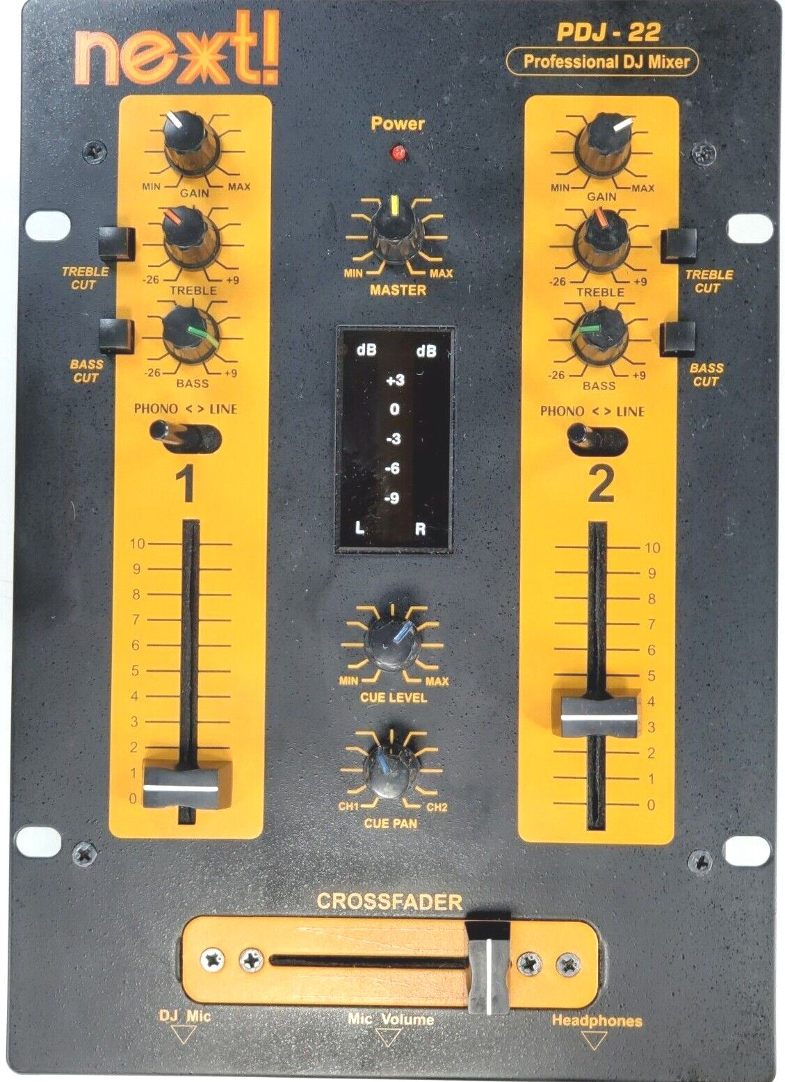 next! PDJ-22 Professional DJ Mixer, Pre-owned, Excellent Condition!