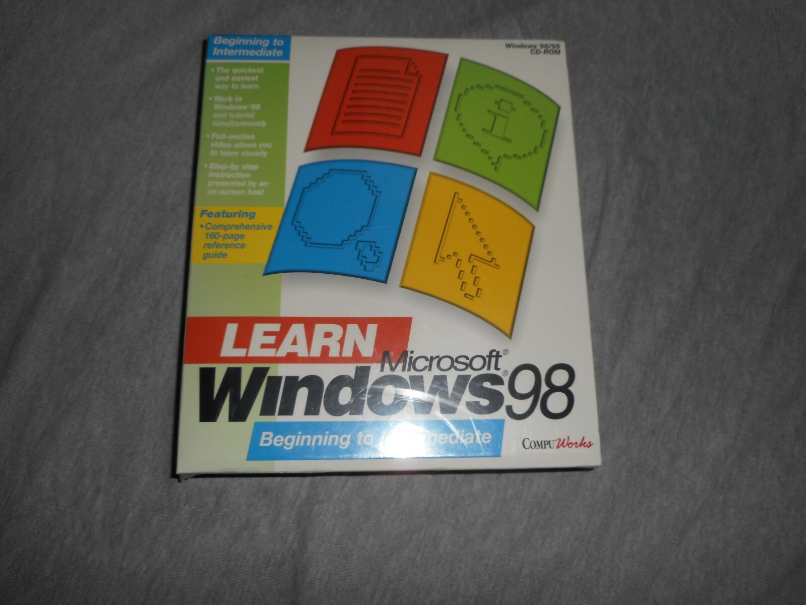Vintage Windows 98 Beginning to Intermediate - SEALED - NEW IN BOX