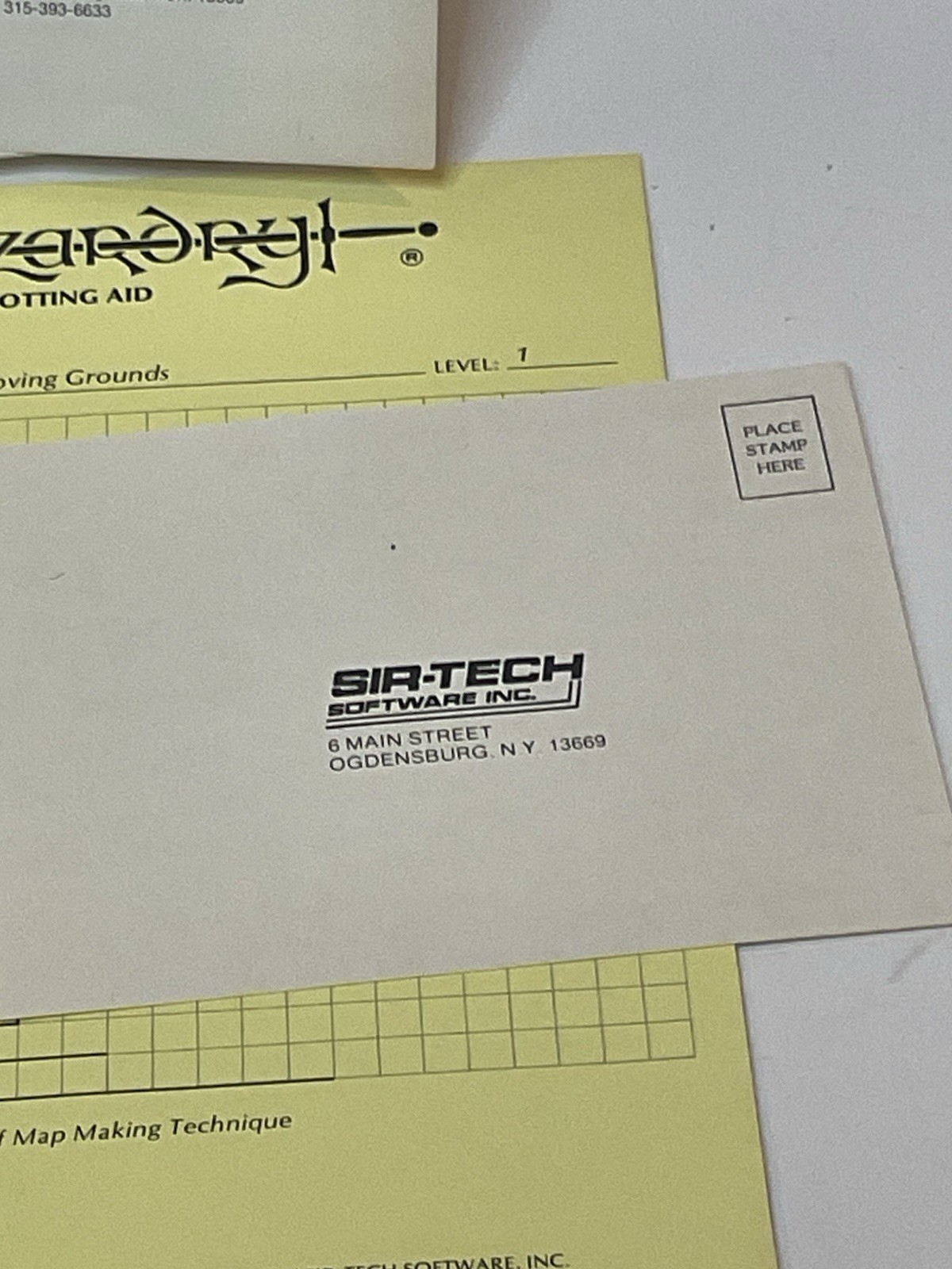 Vintage Software RPG Apple LISA Macintosh 128k 512k WIZARDRY Sir-Tech