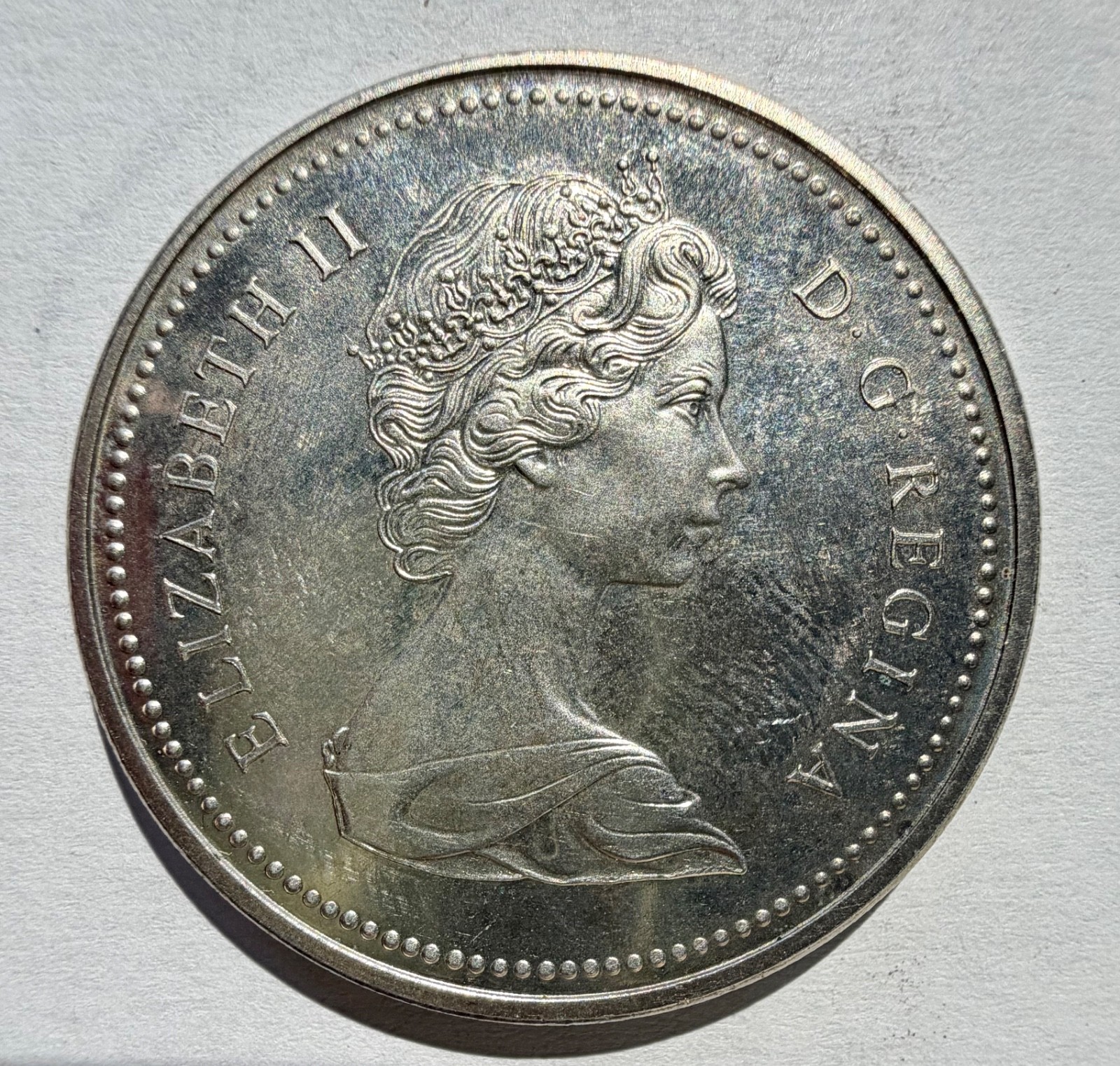 Canada silver Dollar 1972-high grade