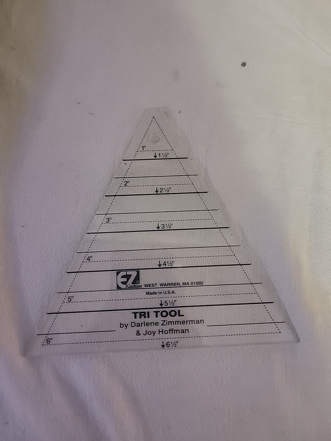 TRI-RECS TOOLS, Wrights EZ Quilting/Zimmerman, 2 Rulers, 8823753A