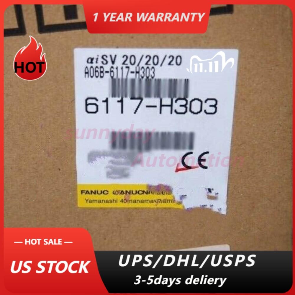 FANUC A06B-6117-H303 Servo Drive A06B6117H303 New In Box Expendited Shipping