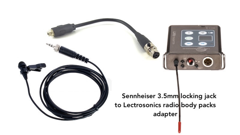 Sennheiser Lavalier Microphone Adapter To Lectrosonics Transmitters Lmb , Lt,