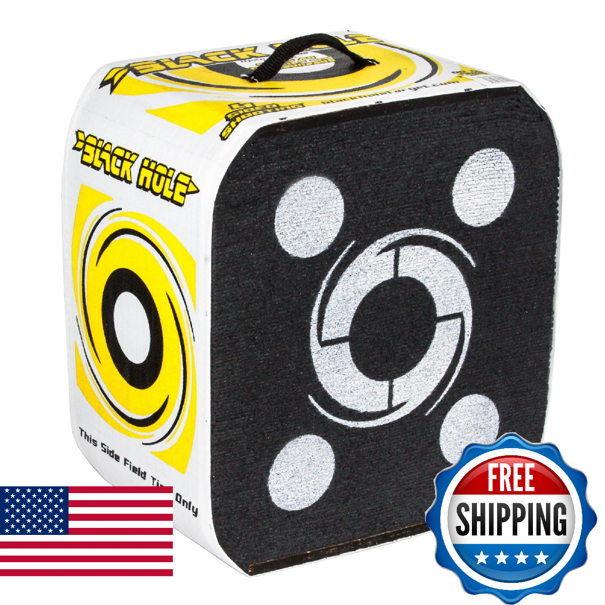 Black Hole 4-Sided 18" 22" Archery Target for Field Points & Broadheads 300FPS